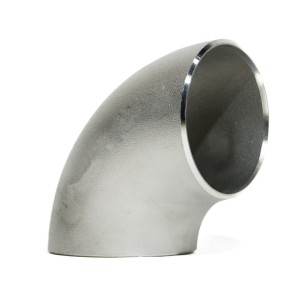 Nerezové bezešvé koleno 90 stupňů 1D (Typ 2) DN65 76,1 mm x 2,9 mm z oceli 1.4541 / 321