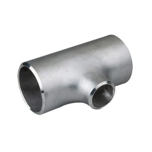 T-kus redukční bezešvý DN40 76,1 x 3,2 mm / DN40 48,3 x 2,6 mm z nerezové oceli 1.4571 / 316Ti